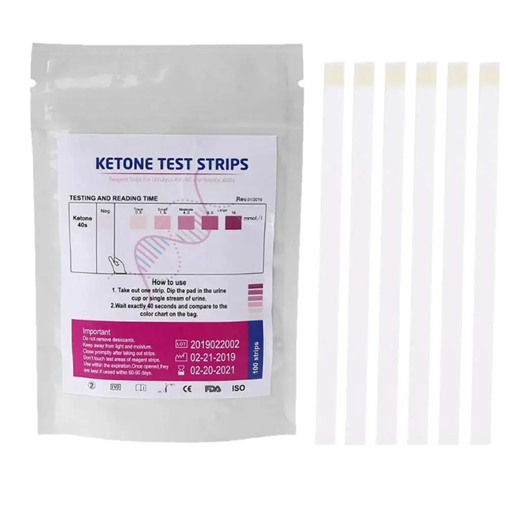 Urs-1k,Ketosis Reagent Strips For Urinalysis,Ketone Urine Test Reagent ...