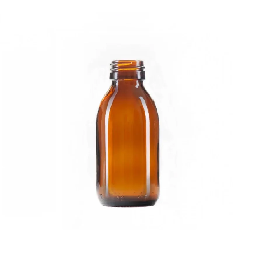 Transparent Pharmaceutical Clear Injection Medicine Glass Bottle With