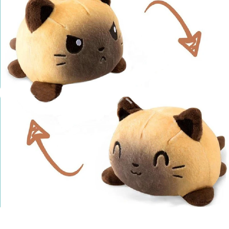 reversible cat & kittencorn plushie