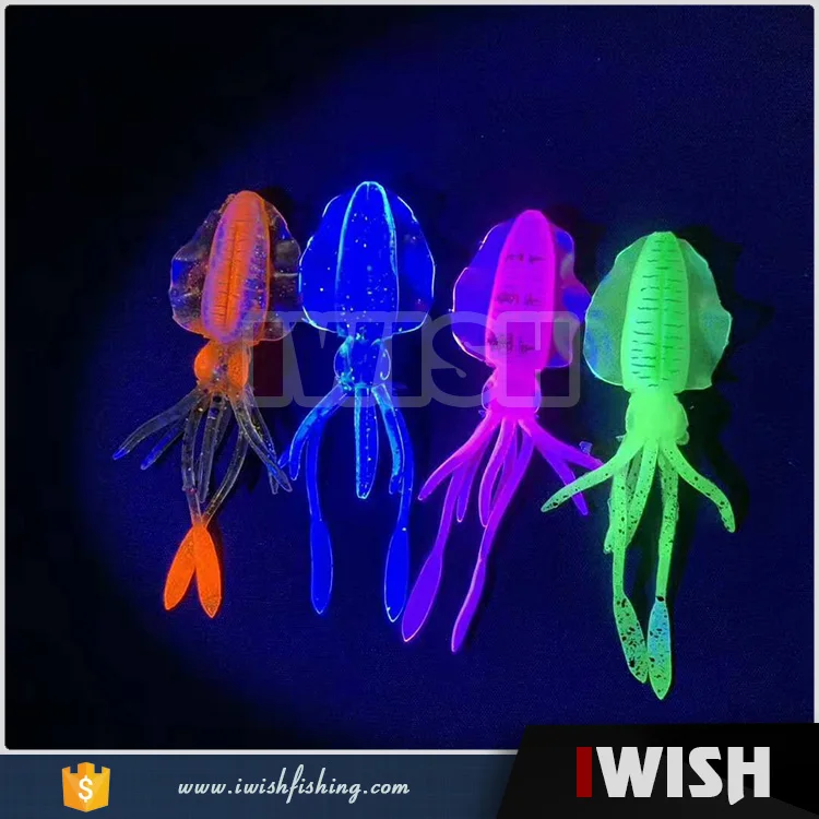 Iwish Fishing Wholesale Luminous Squid Fishing Lures For Sale Buy