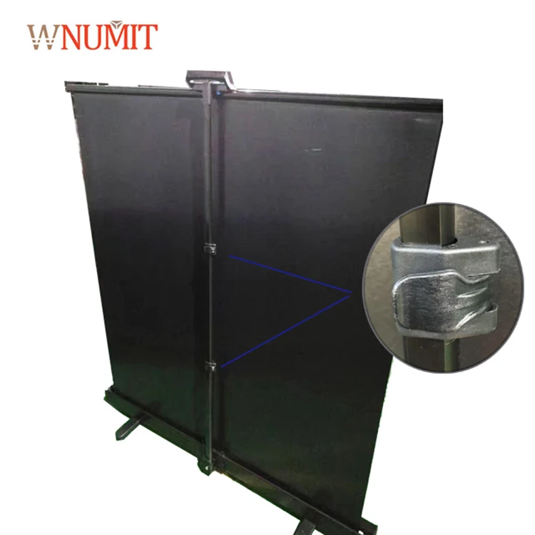 China Manufacture Portable Floor Up Projection Screen Easy To Move And Take Projector Screen