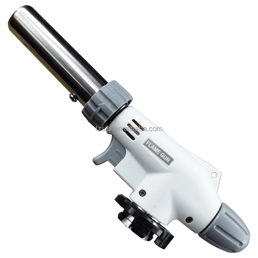 Adjustable Cooking Flame Gun 360 Degrees Free Rotation Torch Gun Creme