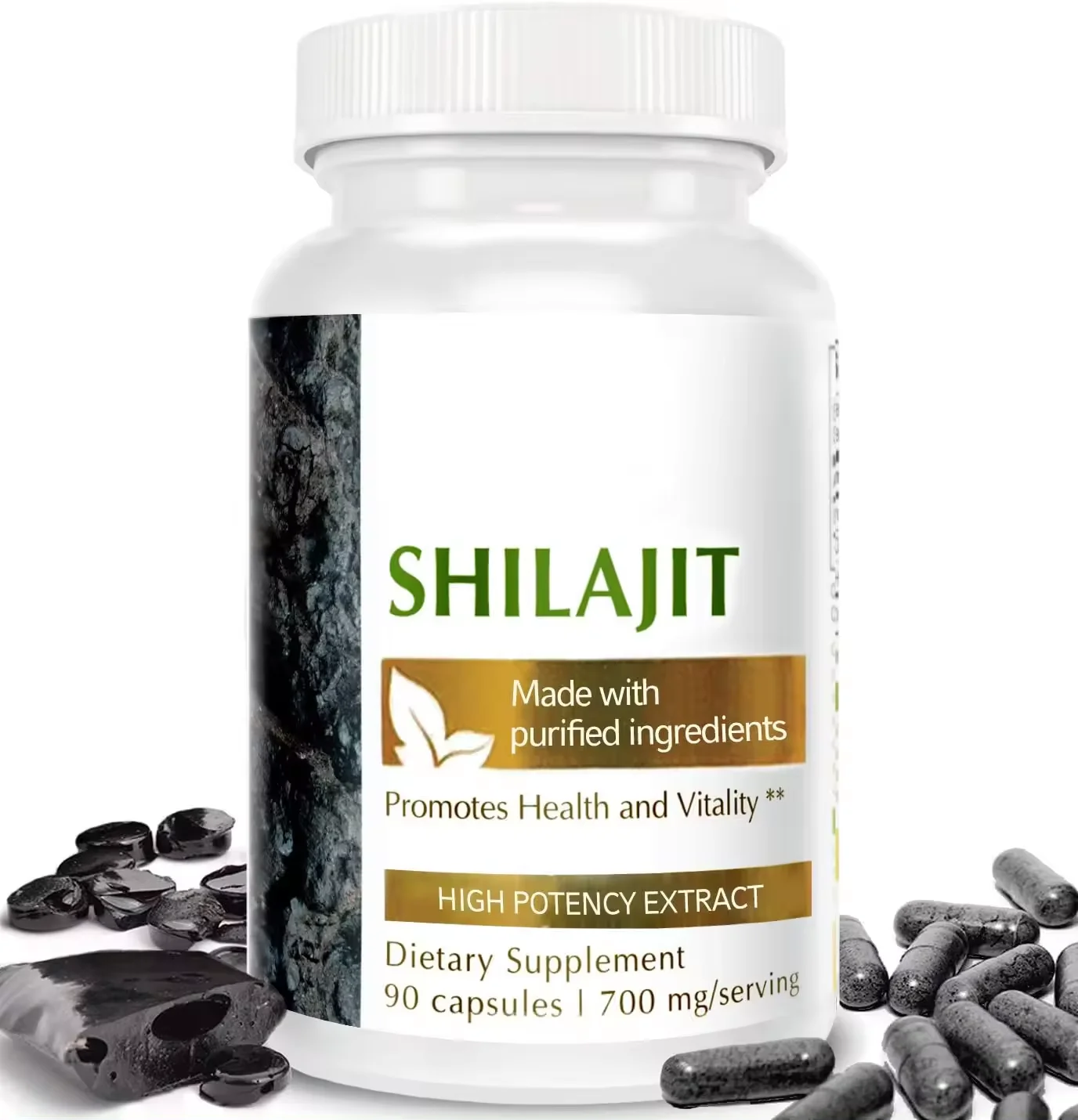 Shilajit Capsule,Private Label Customized,Shilajit Resin Pure Himalayan ...