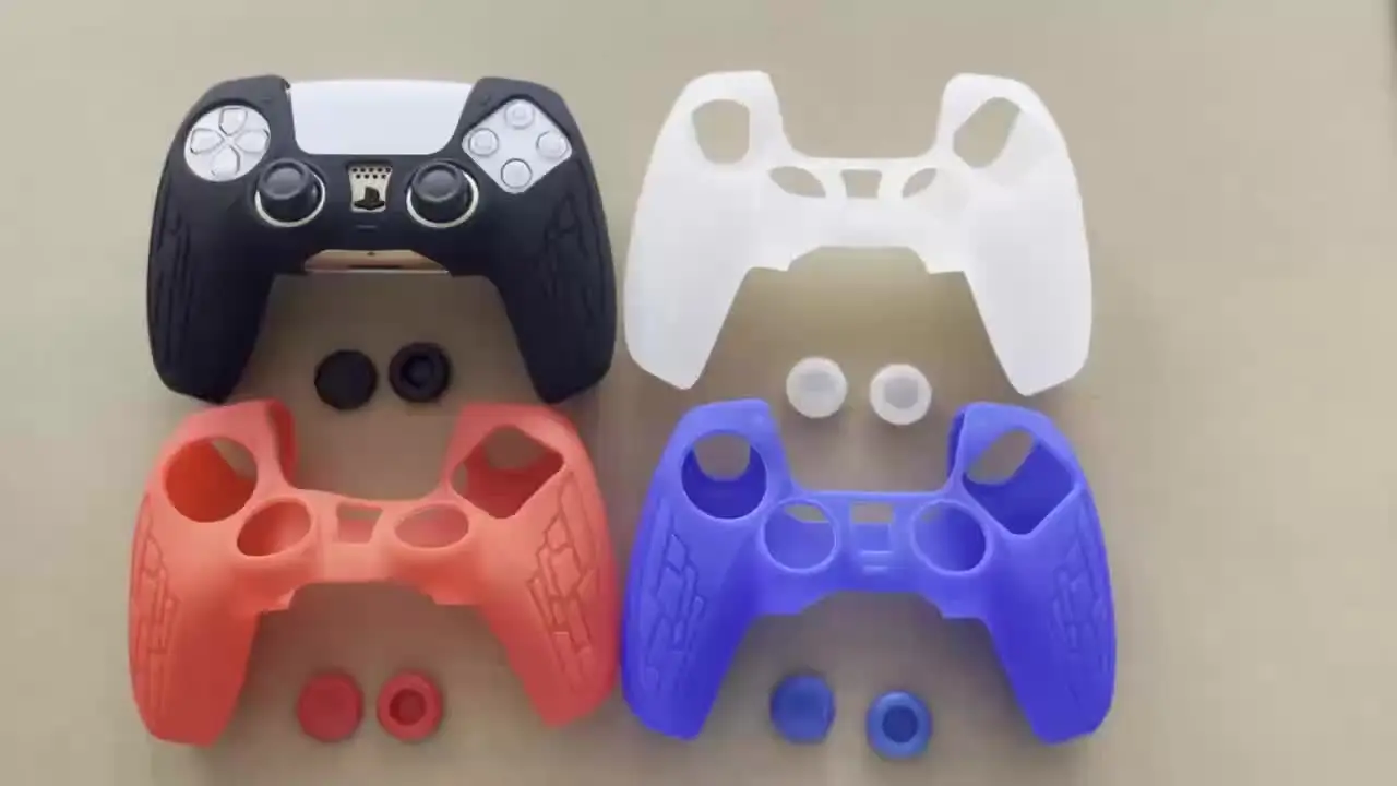 Aosai PS5 Silicone Skin Cover, Dustproof Anti-Scratch Anti-Fall Protector C Aosai PS5 Silicone Skin Cover, Dustproof Anti-Scratch Anti-Fall