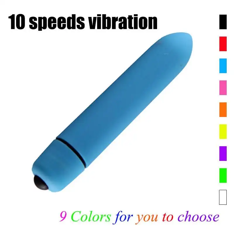 10 Speeds Mini Bullet Vibrator For Women Waterproof G Spot Clitoris Stimulator Aaa Battery 9341