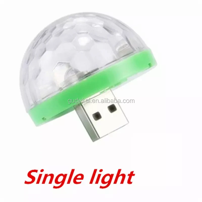 Renkli Disko Işıkları Ayna Topu Rgb Mini Taşınabilir Led Sahne