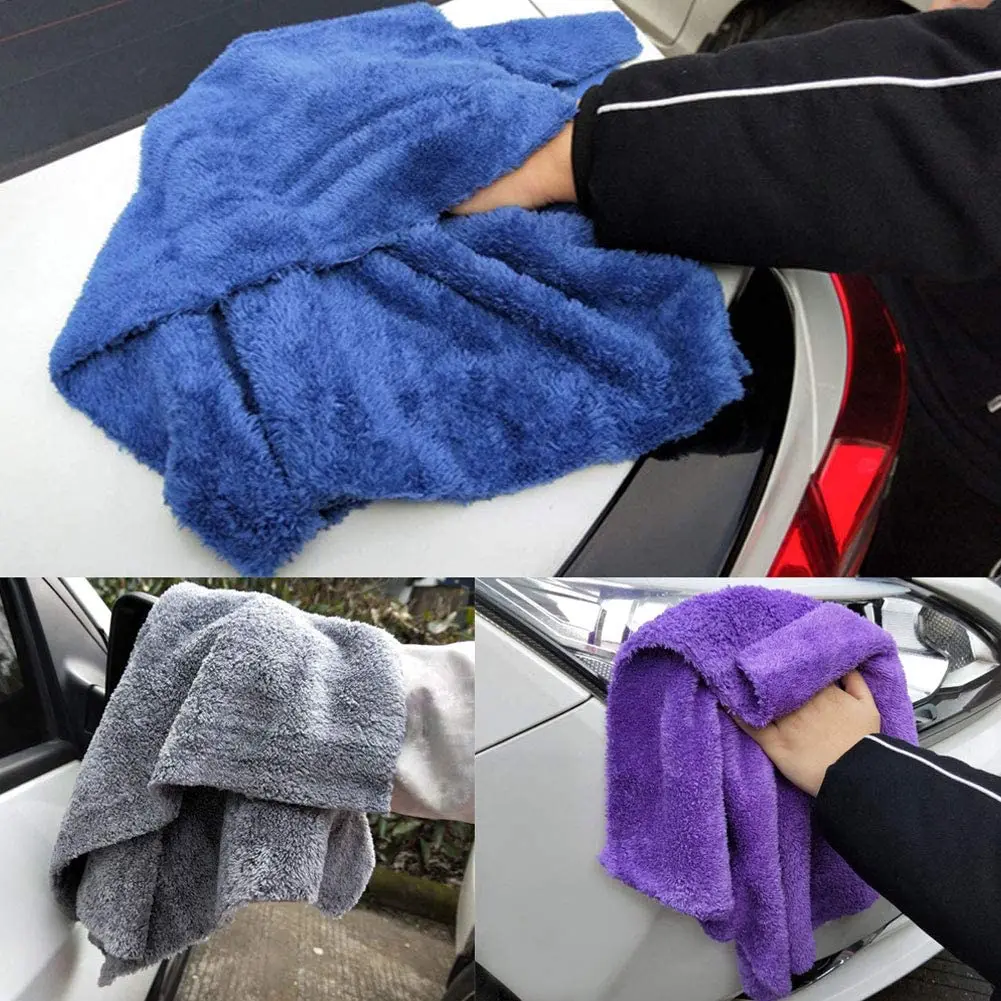 500gsm coral fleece cleaning towel 