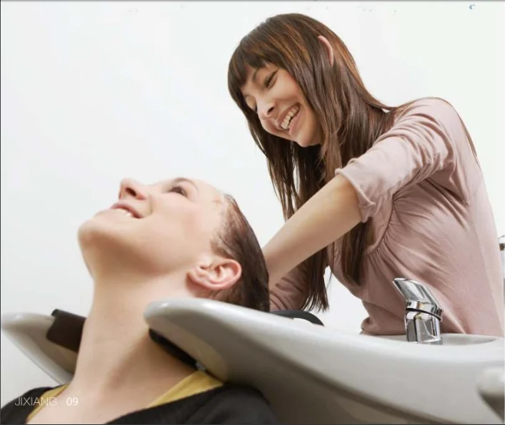 Hair Washing Basin Shampoo Ceramic Basin Kit Portable Bedside Hair Washing Sink Washbasin