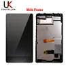 For Nokia X2 Dual SIM RM-1013 X2DS Touch Screen Digitizer Panel Sensor Glass + LCD Display Panel Screen Module Assembly Frame