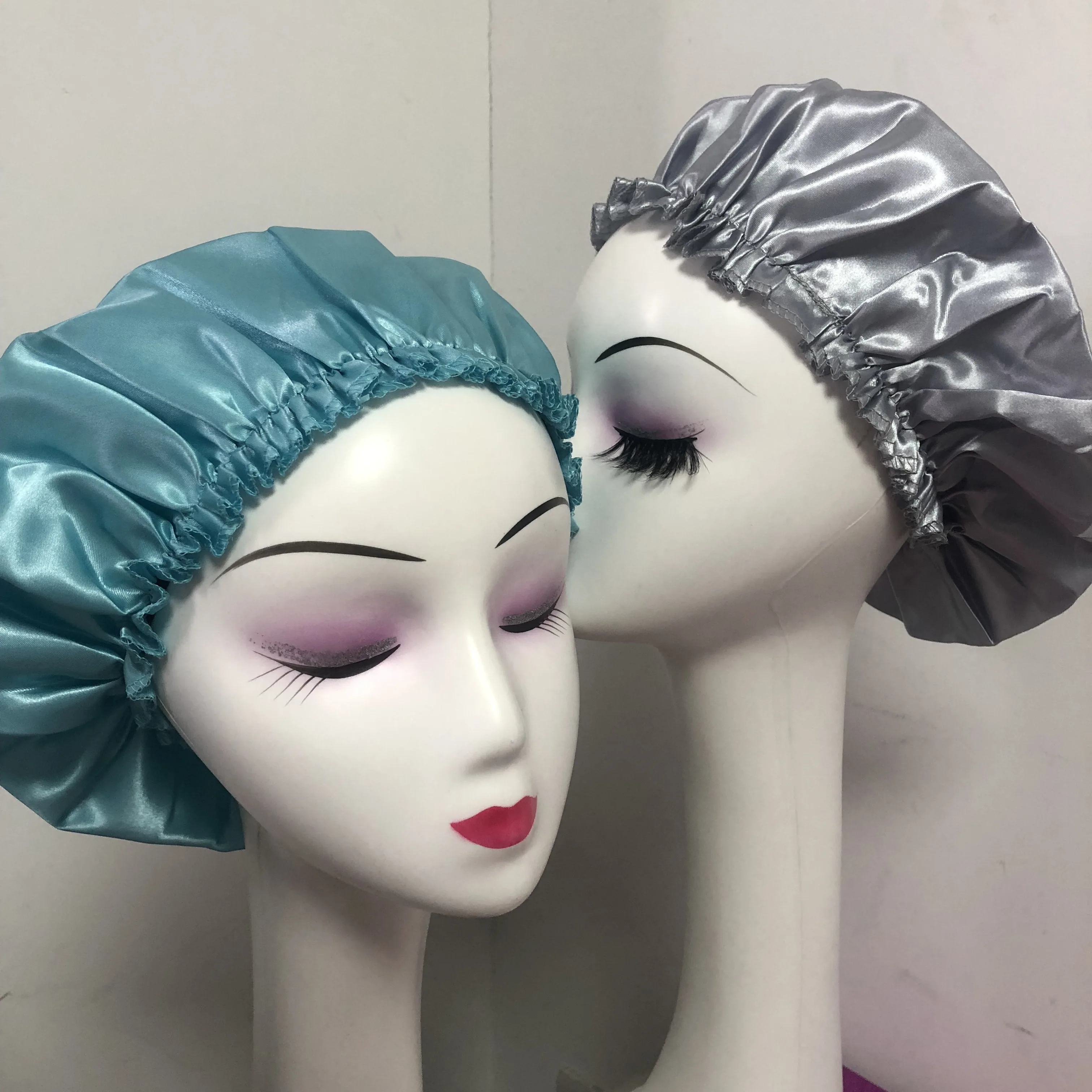 Wholesale Custom Satin Hair Bonnets With Logo Free Design Bonnets For