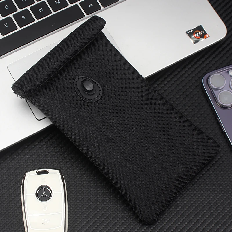 Custom Logo Rfid Emp Proof Bags Cell Phone Single Blocking Faraday Bag