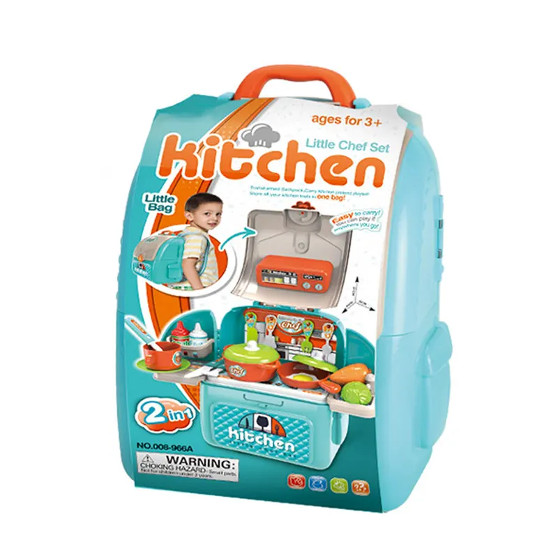 Cook pack. Детский рюкзак кухня Kitchen для девочек.