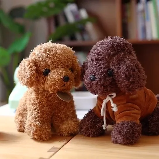 lifelike teddy dog toy