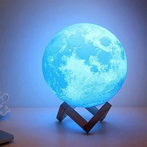 Usb Charging Moon Lamp Colorful Night Light 3d Led Night Light Lamp