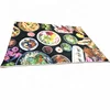 New Coming Chinese and Western Combined Cook Book Printing Wool Like Faux Fur Blanket Super Soft Removable Cover