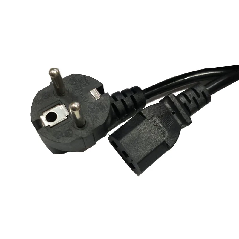 Wholesale price ac power extension cable with EU plug laptop charger power cord