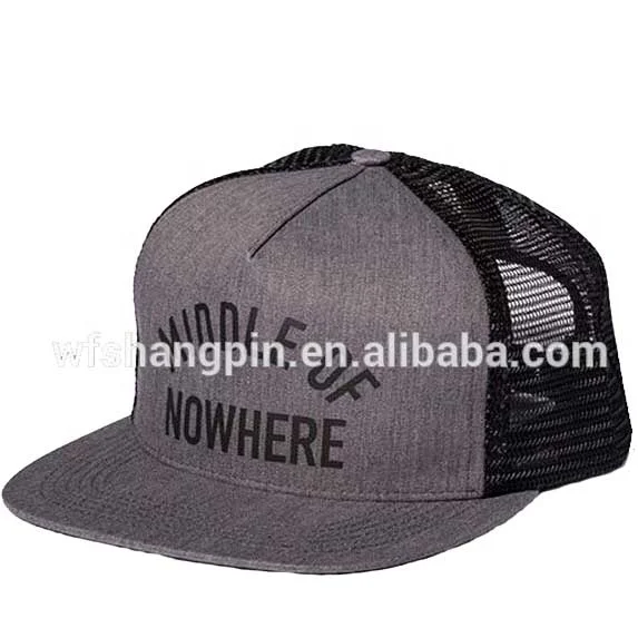 blank flat bill trucker hats