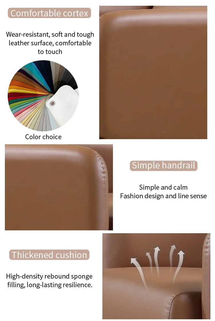 Pengpai Office Furniture Set Foshan Seven Seater Morden Sofa Sofas