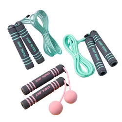 RTS cheap wholesale adjustable exercise skipping jump rope fitness workout jump rope set kit