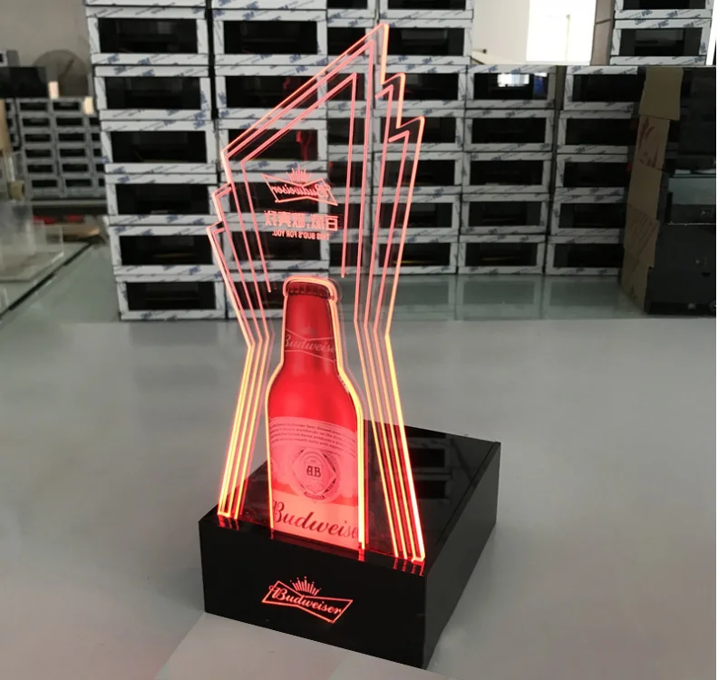 Promotional Customized Acrylic Rechargeable Restaurant Led Table Menu Display Stand Holder Buy