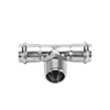 Building Material Custom Made Male Tee 304/316L Stainless Steel Pipe Fittings