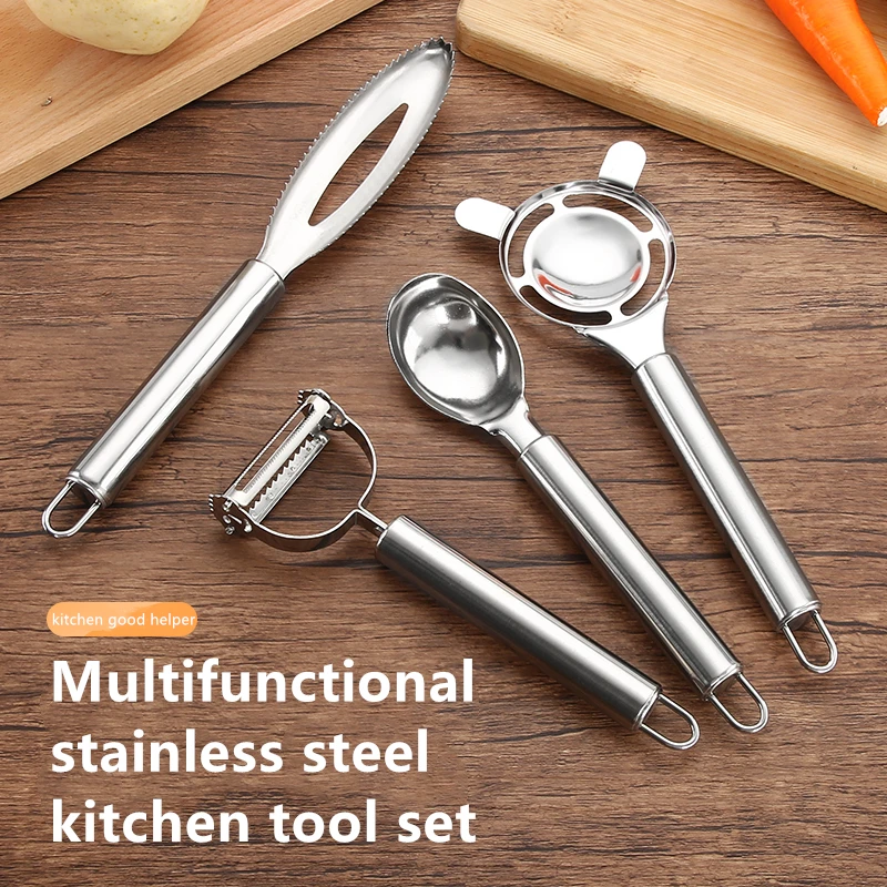 
Stainless steel vegetable peeler multifunctional fruit peeler kitchen gadgets tools set potato peeler for kitchen 