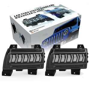New Style Hot Sale Ip67 Waterproof Fender LED Daytime Running Light Sequential Turn Signal for JL 2018+ Drl Fender Light Sports