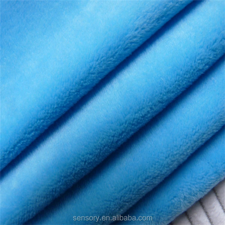 Smooth Velvet Minky Plush Fabric 100 Polyester Soft Minky Fabric By
