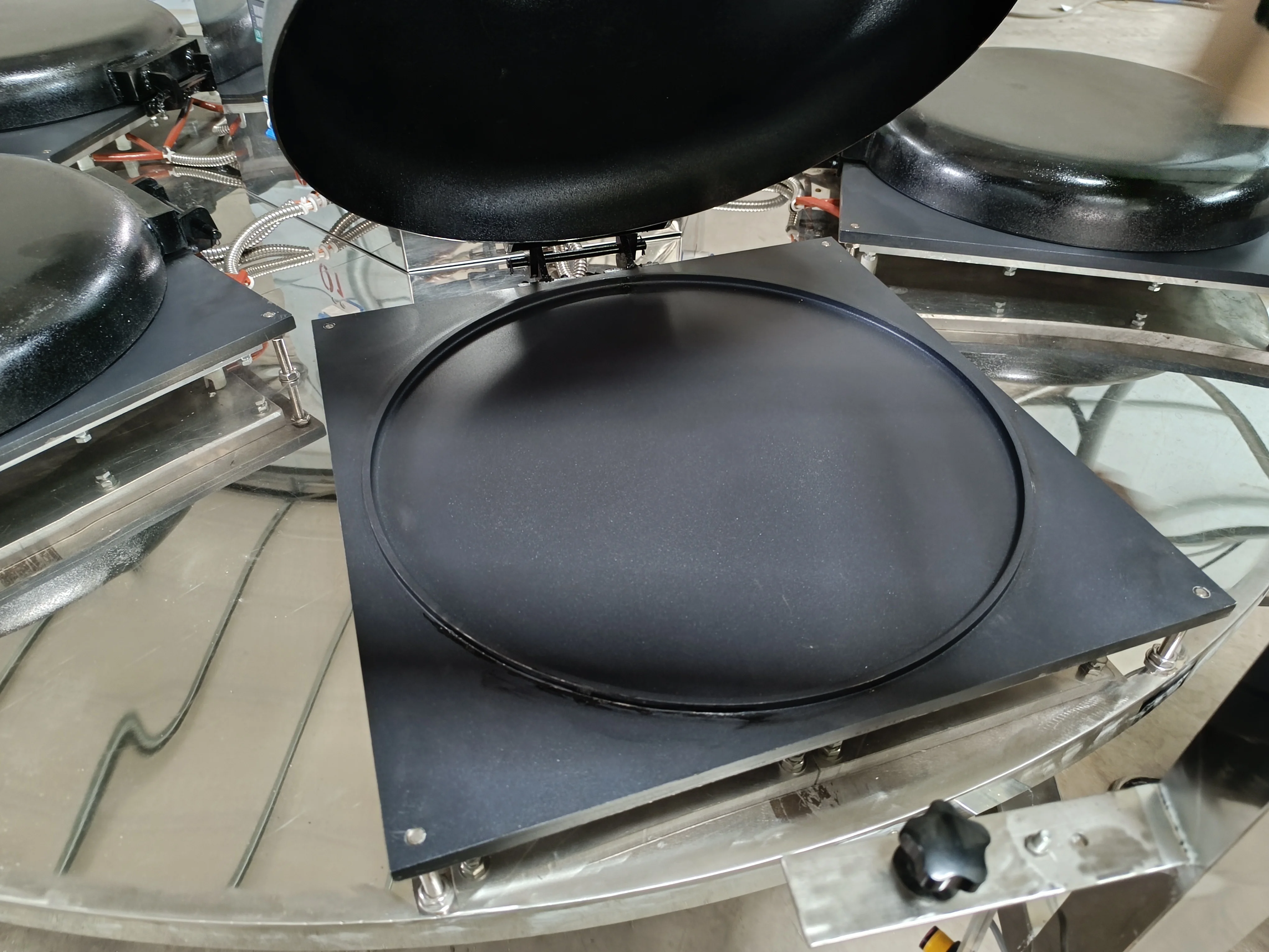 Automatic Continuous Injera Crepe Pancake Maker Ethiopia Machine Flat ...