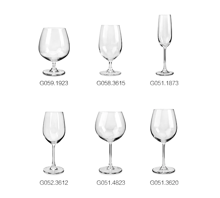 handmade lead free clear water goblets glass wine cup crystal champagne glass