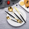 Stainless Steel Forks Knife Spoon Kitchenware Colored Flatware Set