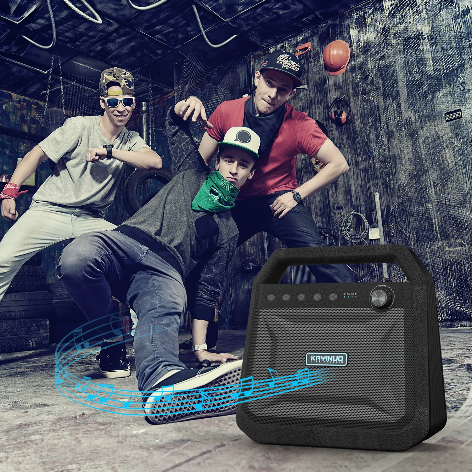 Factory Private model KAYINOW-K10 Outdoor travel portable Bluetooth wireless Super bass loud speaker - ANKUX.COM