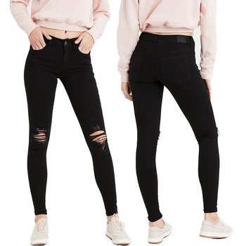 junior skinny ripped jeans