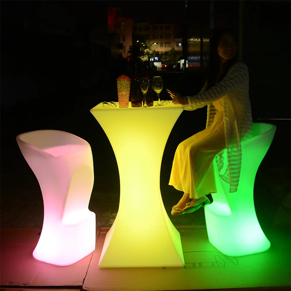 Portable Led Bar Counter Indoor Outdoor Led Bar Furniture Tables And