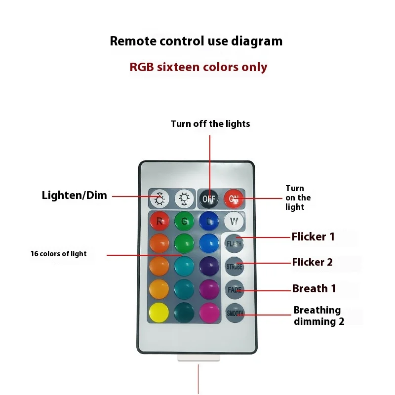 dynamic led water ripple cube light   rgb crystal ambient lamp with remote control-8