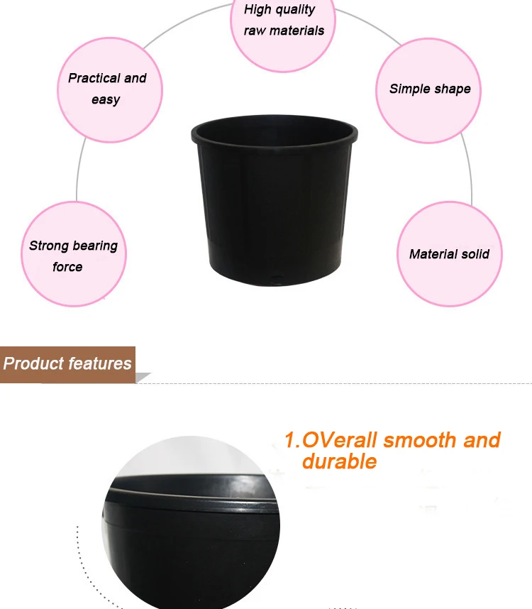 Nursery Product 20 Gallon Pots Black Plastic Pots Nursery Pots Buy