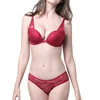 Guangzhou mature red bra and panty set fancy 34 size womens lady new sexy bra penty photo