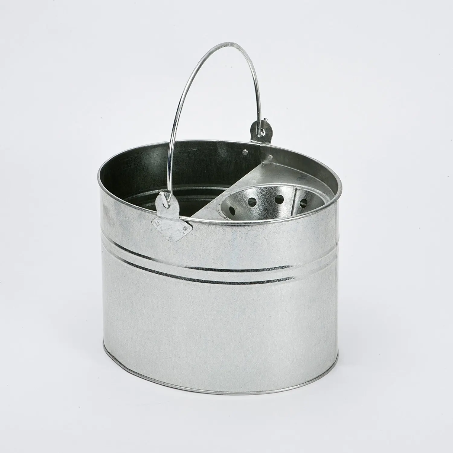Hot Sale Mop Bucket Durable Mop Wringer Bucket Metal Galvanized Mop
