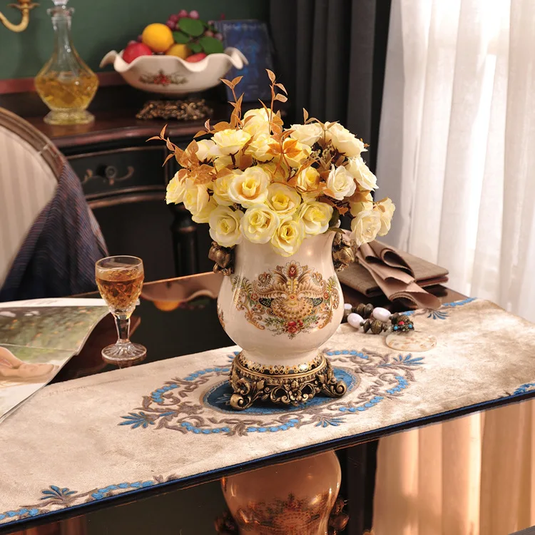 Venta al por mayor florero pintado con flores-Compre online los mejores