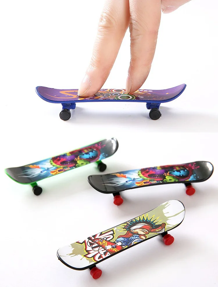 Custom Mini Plastic Alloy Tech Deck Maple Finger Board Skateboard Toys ...