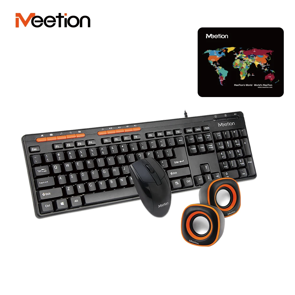 Meetion C105 Keyboard Mouse Speaker Set Kit Usb Keyboard And Mouse Combo With Mouse Pad Buy