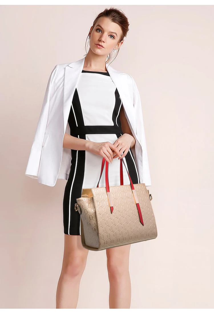 Fashion Design Leather Composite Bag For Woman,Wholesale Handbags ...