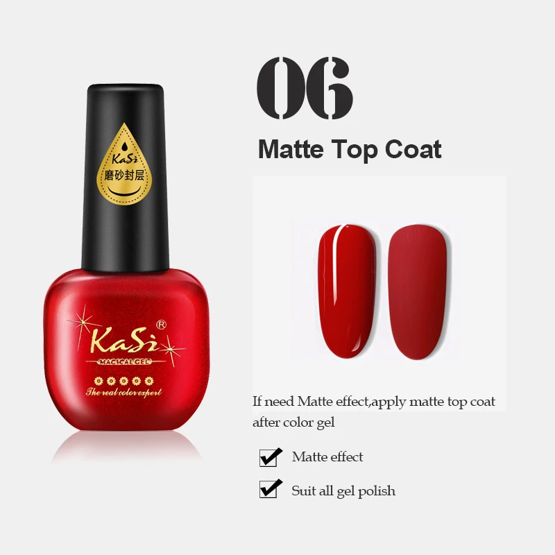China High Quality Kasi Brand Soak Off Base Gel Polish With Top Coat