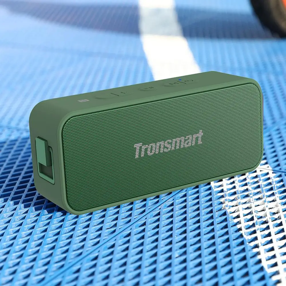 Tronsmart Element T2 Plus Portable Bluetooth 5.0 Speaker IPX7 Waterproof NFC Speakers 15H Playtime with Voice Assistant - ANKUX.COM