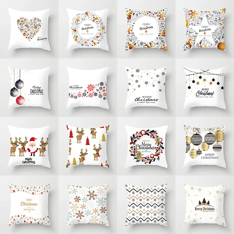 Venta al por mayor patrones para cojines navideños Compre Venta al por mayor decoracion de cojines navideños Compre