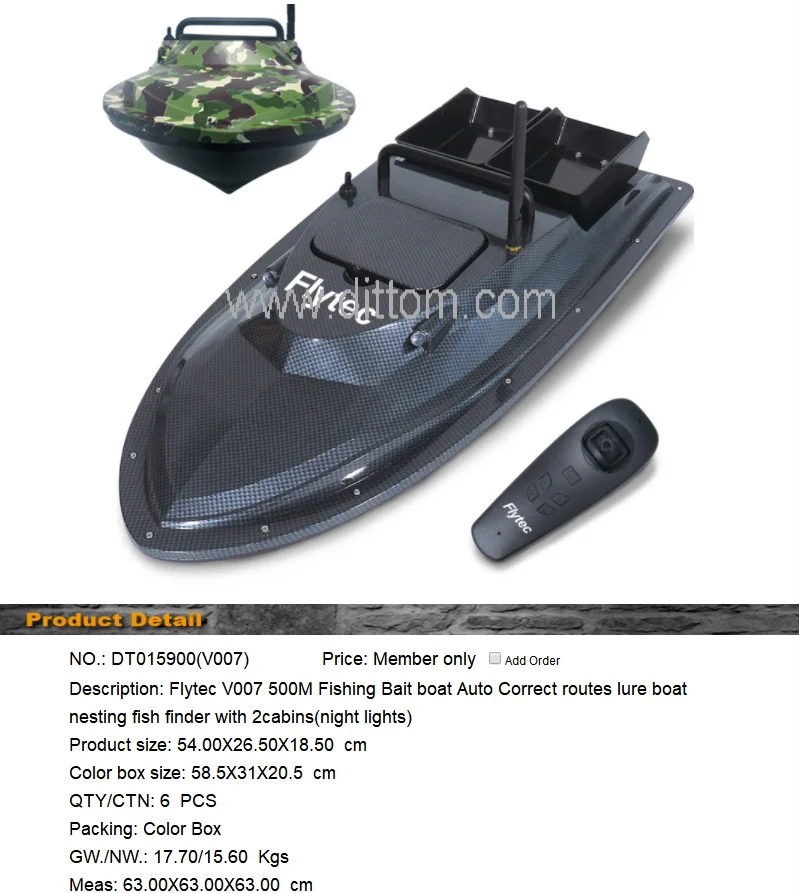 bait boat flytec