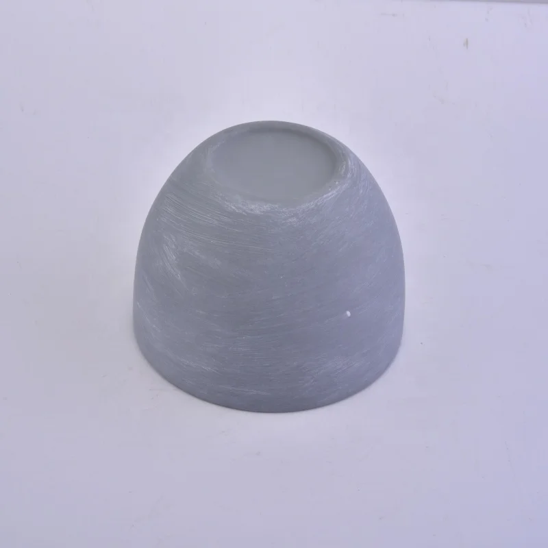 200ml Antique matte ceramic scented candle holder for home decor