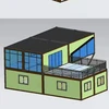 Logo Printed Dissimilarity Mini House Modular Prefeb House