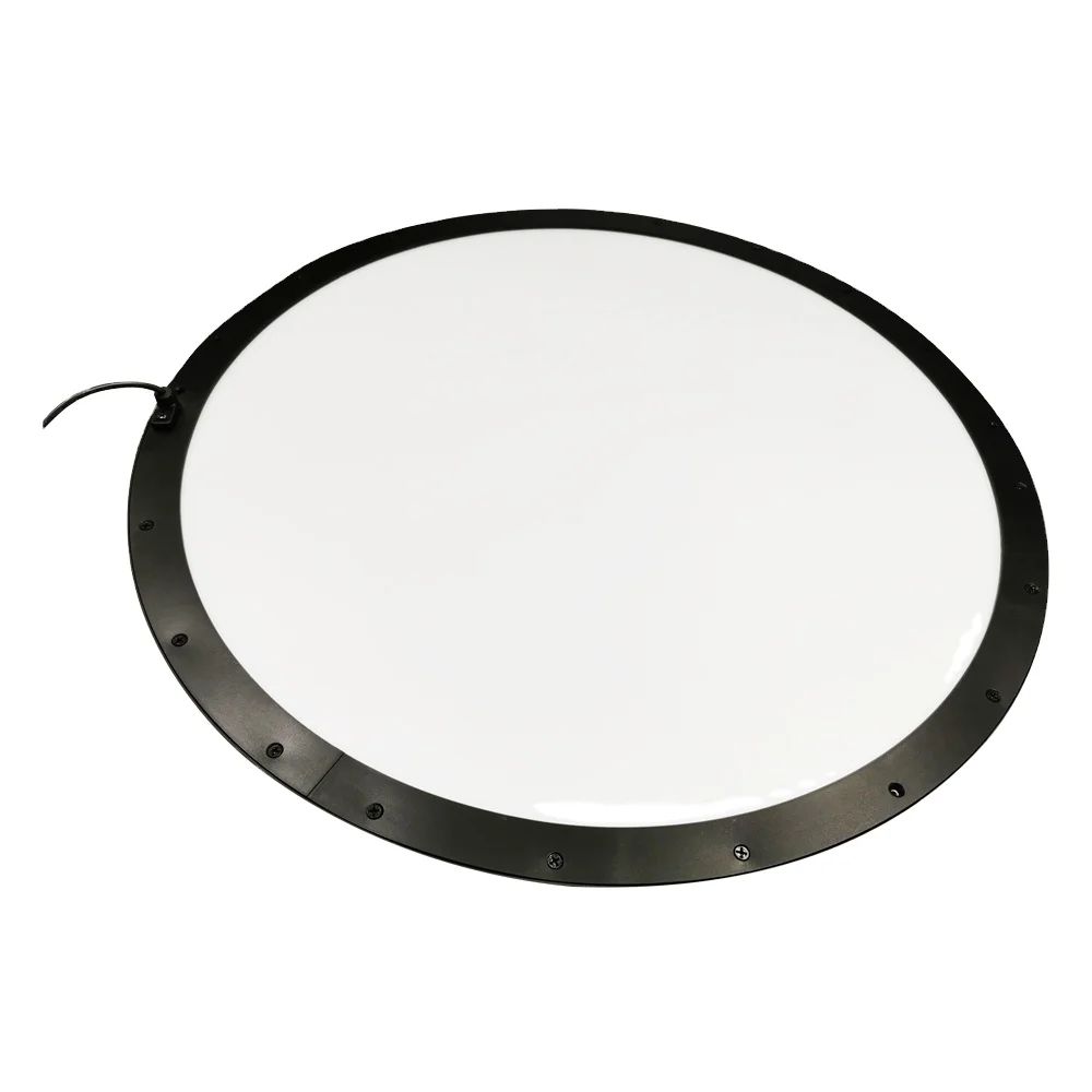 manufacture china 40W 120lm/w 600mm  indirect/direct round PMMA led panel light aluminum frame suspended Ultra Slim High Quality