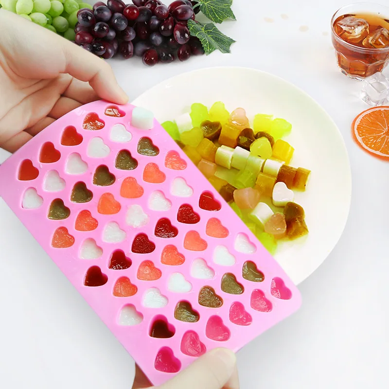 New Silicone Love Heart Mould Mold Chocolate 10 Candy Gummy Maker Ice Jelly Tray